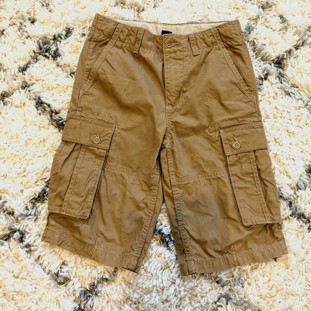 Boy's Khaki Cargo Shorts